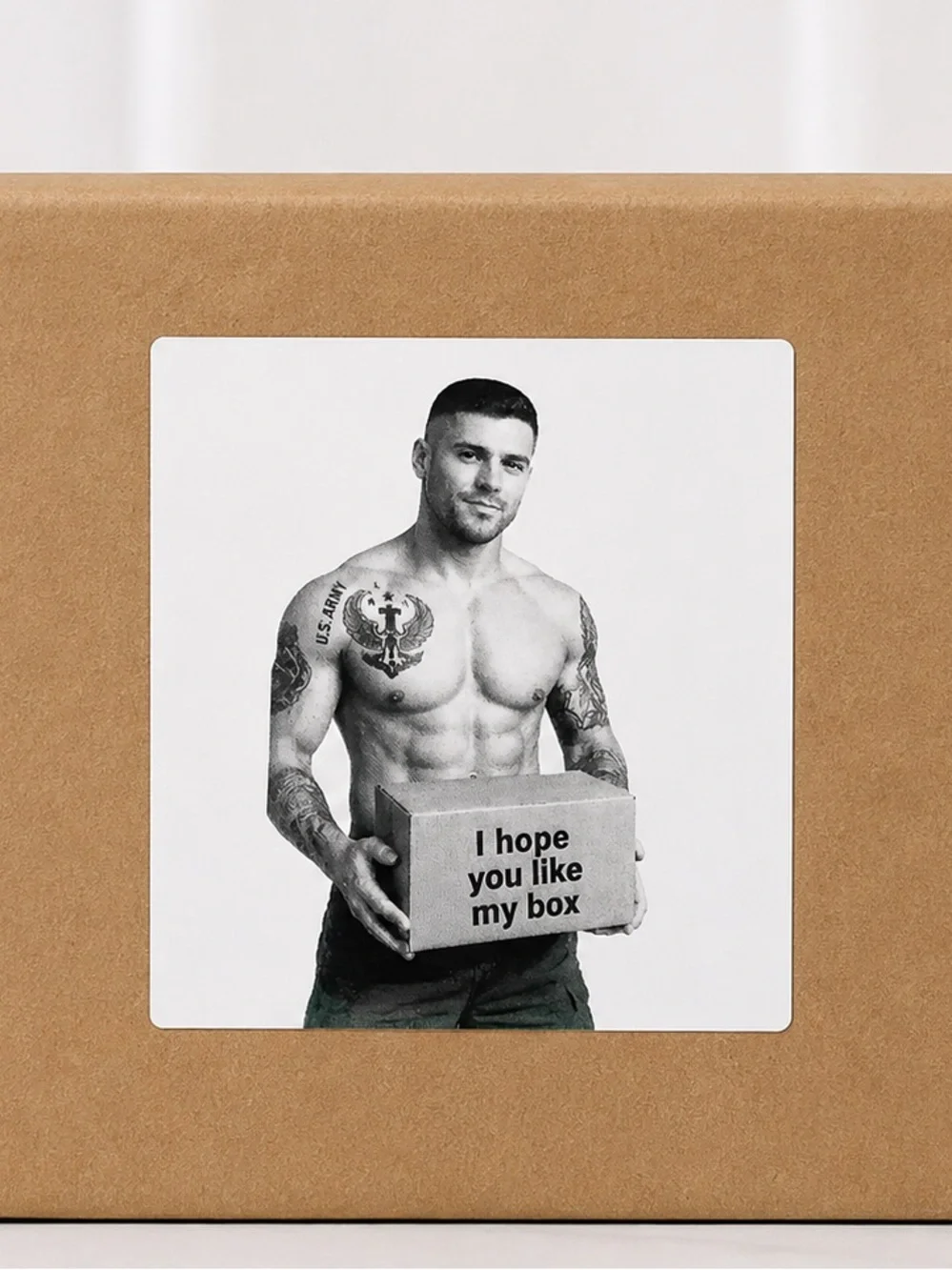Hottie on a Boxie Stickers  3”x3”-100ct.